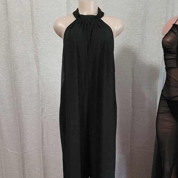 Fashion Black Jumpsuit new size L,XL Available. Chiffon - Picture 7 of 11